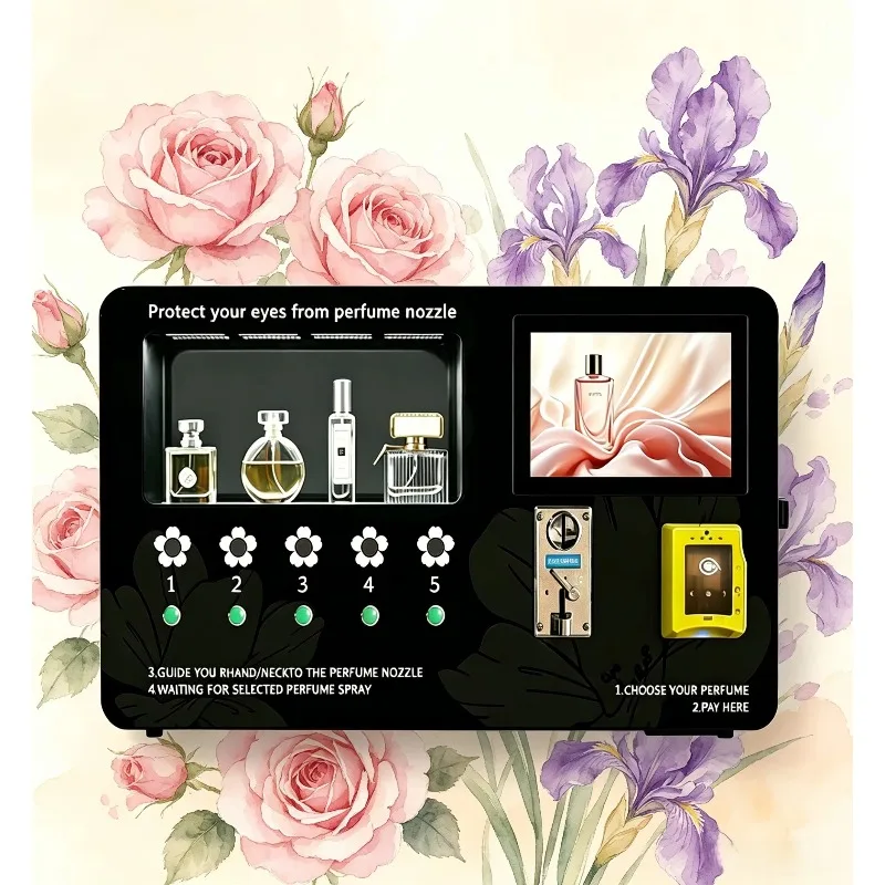 Perfume Fragrance Sale - เครื่องจำหน่ายน้ำหอมแบบบริการตนเอง พร้อมหน้าจอสัมผัส ติดผนัง รุ่นขายดี สำหรับร้านแฟชั่น