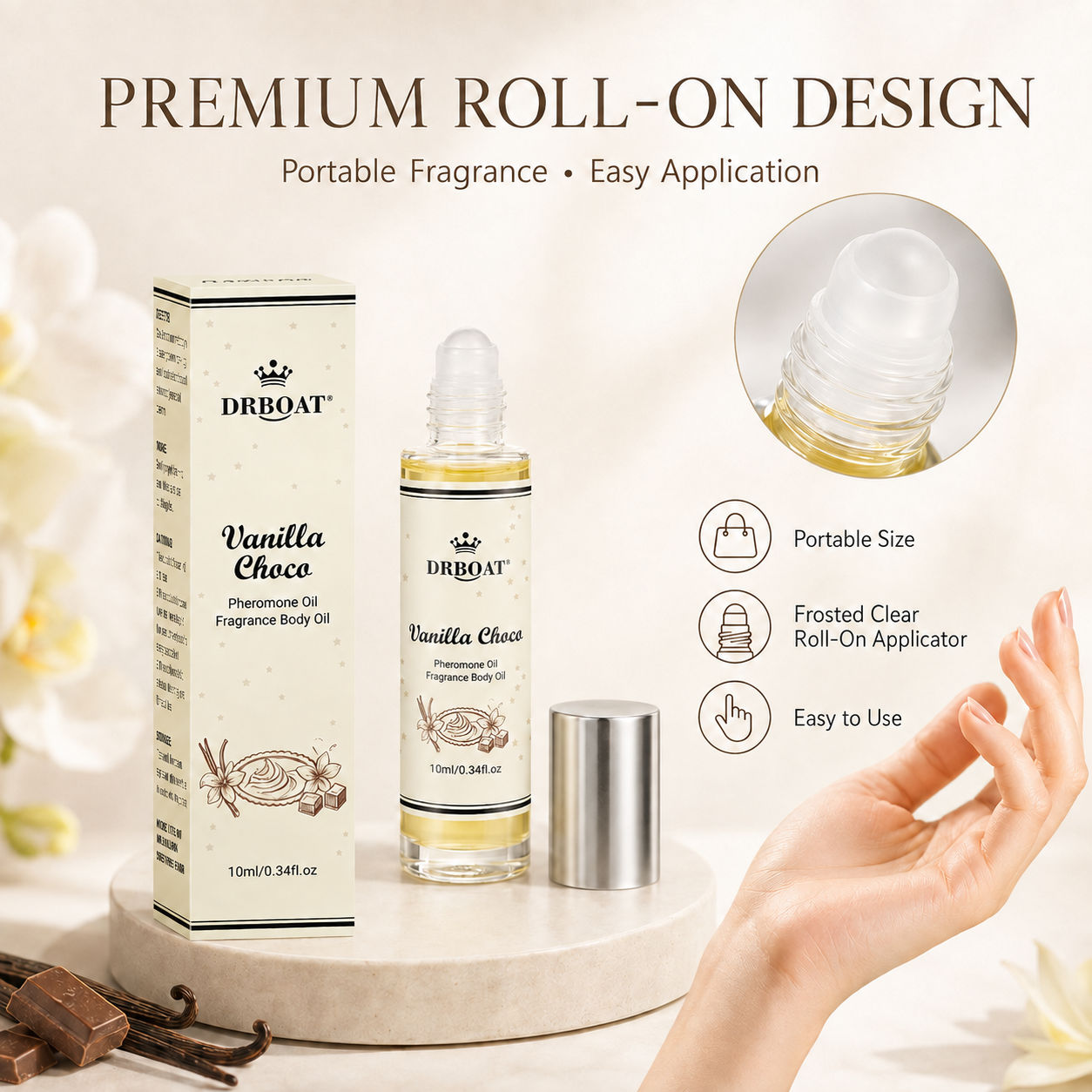 น้ำหอมโรลออนกลิ่นวานิลลา ช็อกโ - Perfume Fragrance Oil บทวิจารณ์และราคา