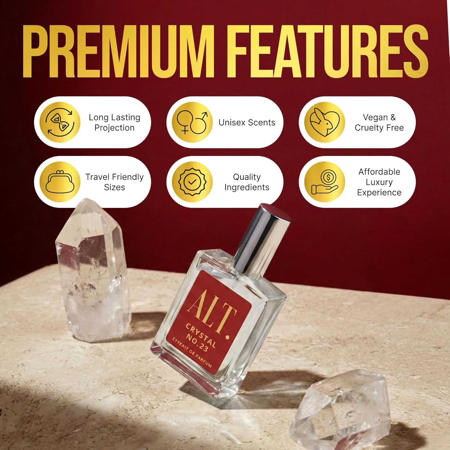 ALT. น้ำหอมคริสตัลหมายเลข 23 – - Perfume Alcohol Fragrance บทวิจารณ์และราคา