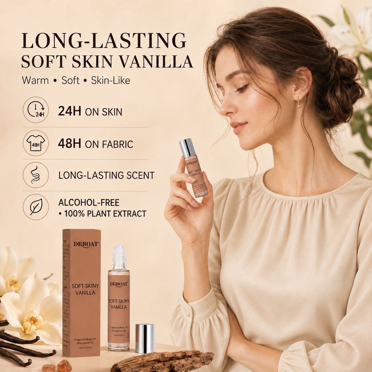น้ำหอมโรลออนสำหรับผู้หญิง กลิ่ - Perfume Fragrance Oil บทวิจารณ์และราคา
